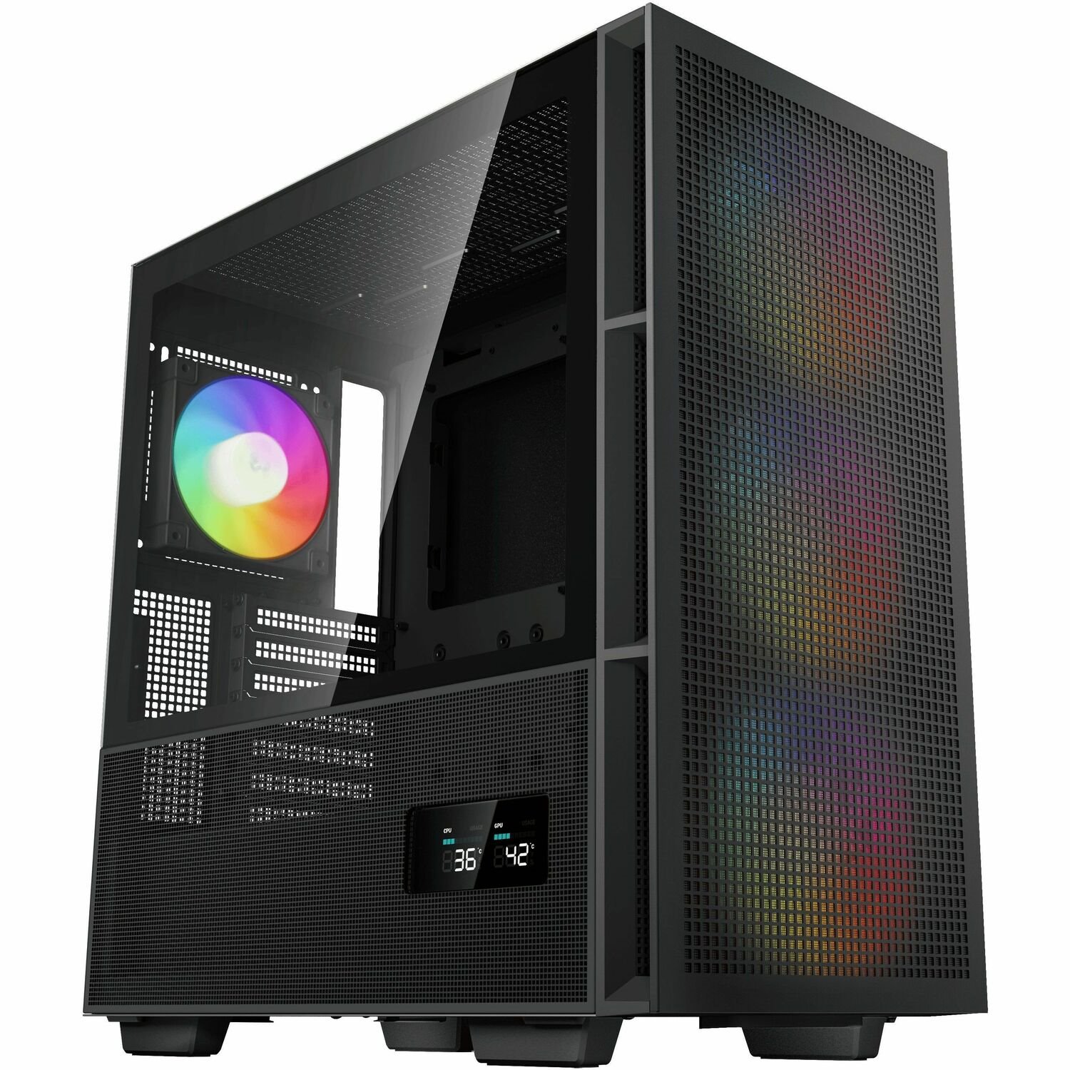 Deepcool CH560 Digital Atx Case, Airflow, 3 PWM 140MM Argb Fans, Black