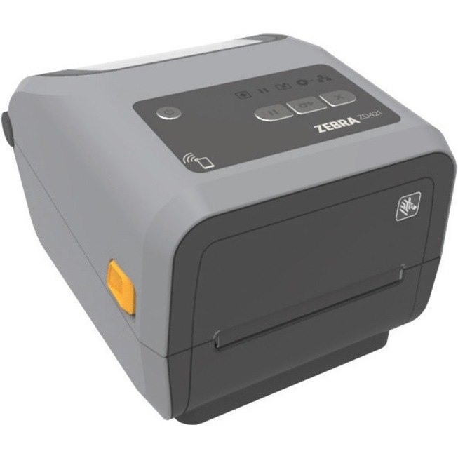 Zebra ZD421 Desktop Thermal Transfer Printer - Monochrome - Portable - Label/Receipt Print - USB - USB Host - Bluetooth - EU, UK, AUS