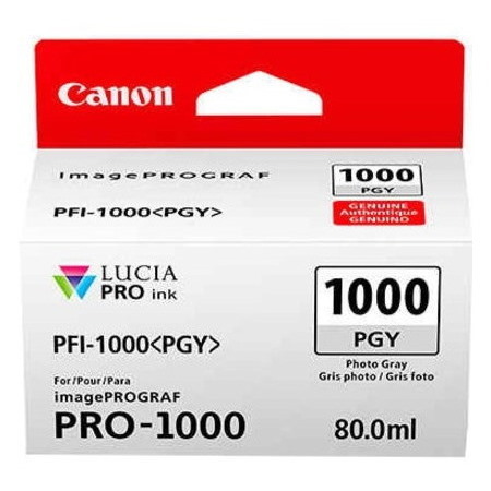 Canon LUCIA PRO PFI-1000 PGY Original Inkjet Ink Cartridge - Photo Grey Pack