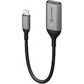 Alogic ULTRA 15 cm HDMI/USB-C Data Transfer Cable for Computer, MAC, Chromebook, TV, Monitor, Projector, Notebook