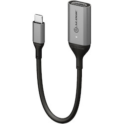 Alogic ULTRA 15 cm HDMI/USB-C Data Transfer Cable for Computer, MAC, Chromebook, TV, Monitor, Projector, Notebook