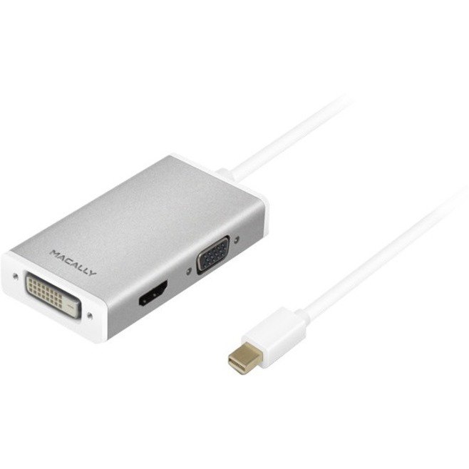 Macally DVI/HDMI/Mini DisplayPort/VGA A/V Cable for Monitor, Projector, HDTV, MacBook