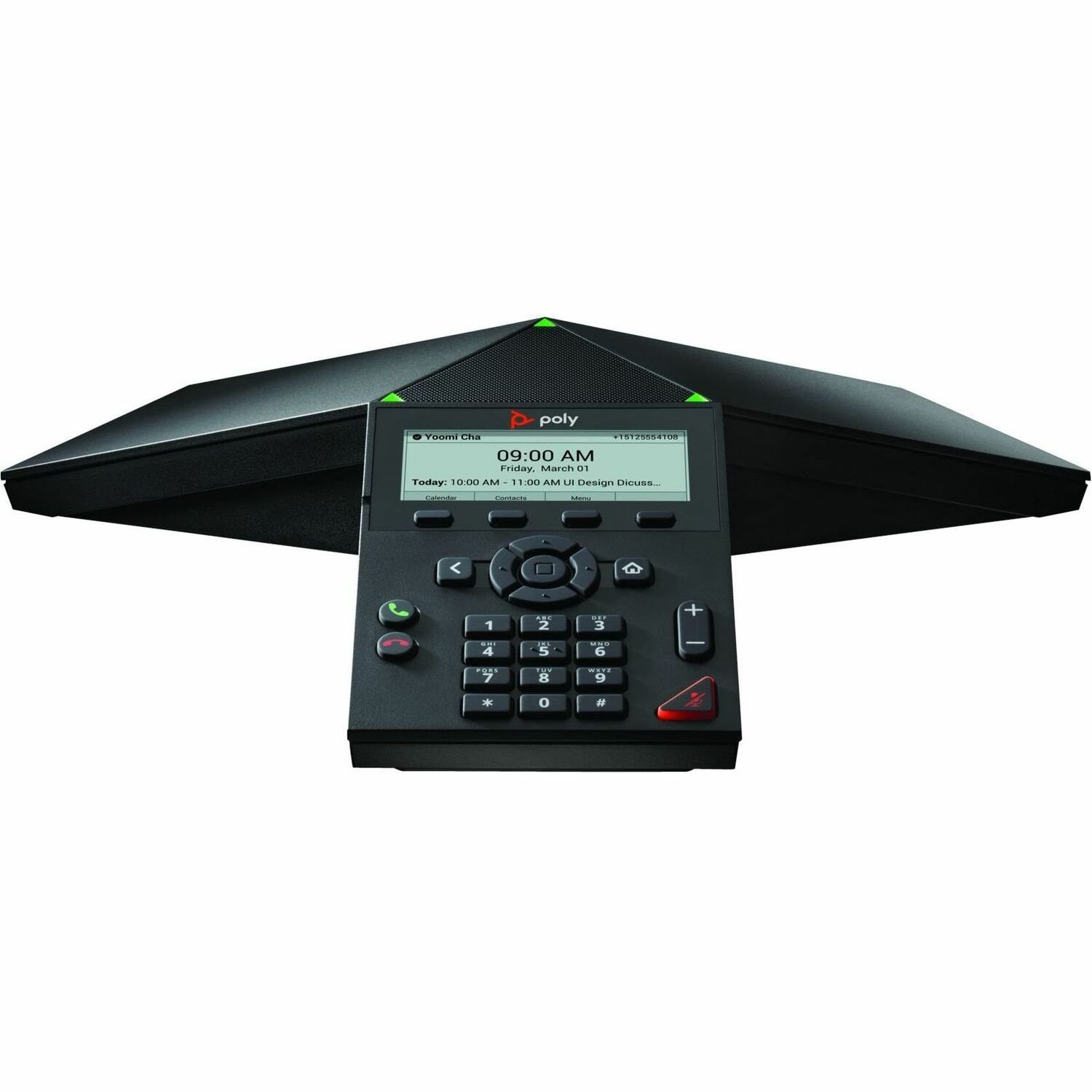 Poly Trio 8300 IP Conference Station - Corded/Cordless - Wi-Fi, Bluetooth - Black - TAA Compliant