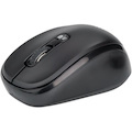 Manhattan Dual-Mode Mouse, Bluetooth 4.0 and 2.4 GHz Wireless, 800/1200/1600 dpi, Three Buttons With Scroll Wheel, Black, Three Year Warranty, Box