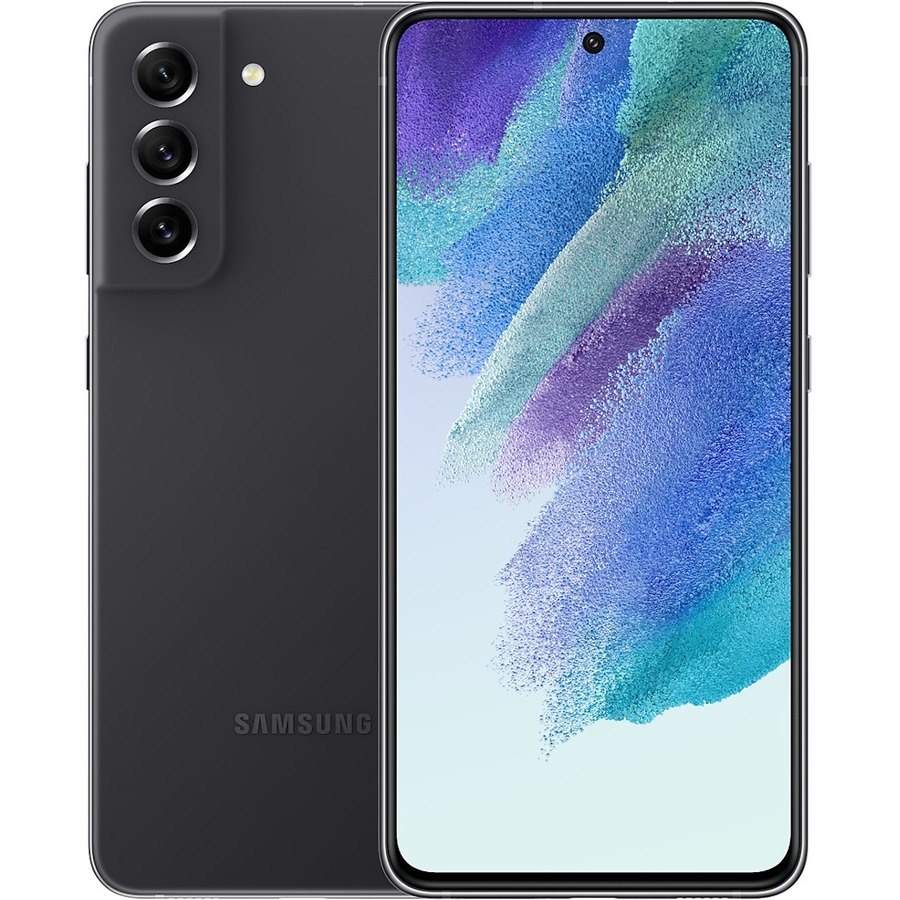 Samsung Galaxy S21 FE 5G SM-G990E 256 GB Smartphone - 6.4" Dynamic AMOLED Full HD Plus 1080 x 2400 - Octa-core (Cortex X1Single-core (1 Core) 2.90 GHz + Cortex A78 Triple-core (3 Core) 2.80 GHz + Cortex A55 Quad-core (4 Core) 2.20 GHz) - 6 GB RAM - Android 12 - 5G - Graphite