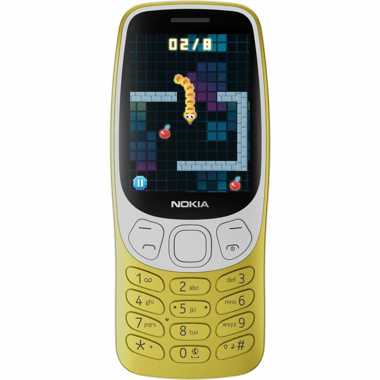 Nokia 3210 4G - Gold (1GF025CPD4L04) *Au Stock*, 2.4', 2.8', 64/128MB, 2MP, Dual Sim, 1450mAh Removable, 2YR