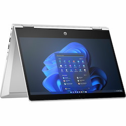 HP Pro x360 435 G10 13.3" Touchscreen Convertible 2 in 1 Notebook - Full HD - 1920 x 1080 - AMD Ryzen 5 7530U Hexa-core (6 Core) - 8 GB Total RAM - 256 GB SSD - Pike Silver Aluminum