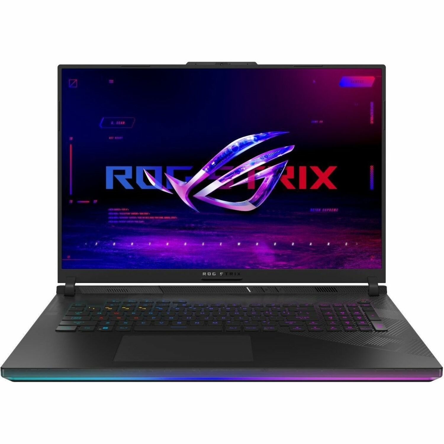 Asus ROG Strix SCAR 18 G834 G834JYR-R6037W 18" Gaming Notebook - 2.5K - Intel Core i9 14th Gen i9-14900HX - 64 GB - 2 TB SSD - Off Black