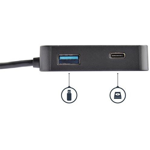 StarTech.com USB-C Multiport Adapter for Laptops - 4K HDMI - GbE - USB-C - USB-A