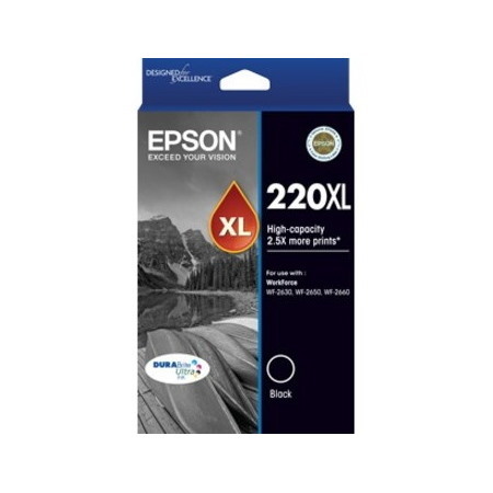 Epson DURABrite Ultra 220XL Original High Yield Inkjet Ink Cartridge - Black - 1 Pack