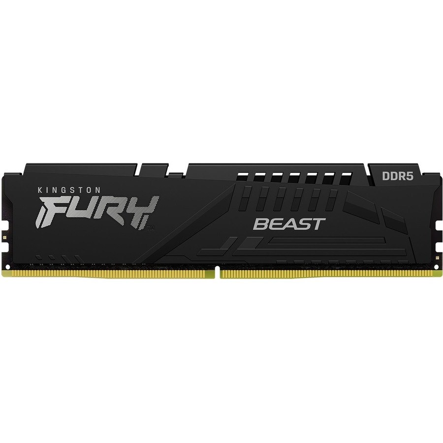 Kingston FURY Beast RAM Module for Motherboard, Computer - 32 GB (2 x 16GB) - DDR5-5200/PC5-41600 DDR5 SDRAM - 5200 MHz Single-rank Memory - CL36 - 1.25 V - Retail