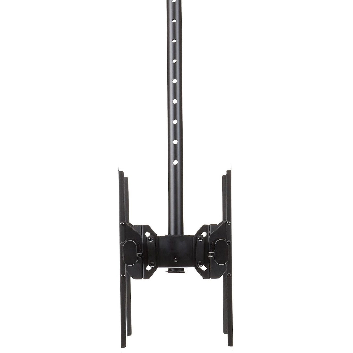 StarTech.com Dual TV Ceiling Mount, Back-to-Back Hanging Dual Screen VESA Pole Mount for 32"-75" TVs - Height Adjustable Telescopic Pole