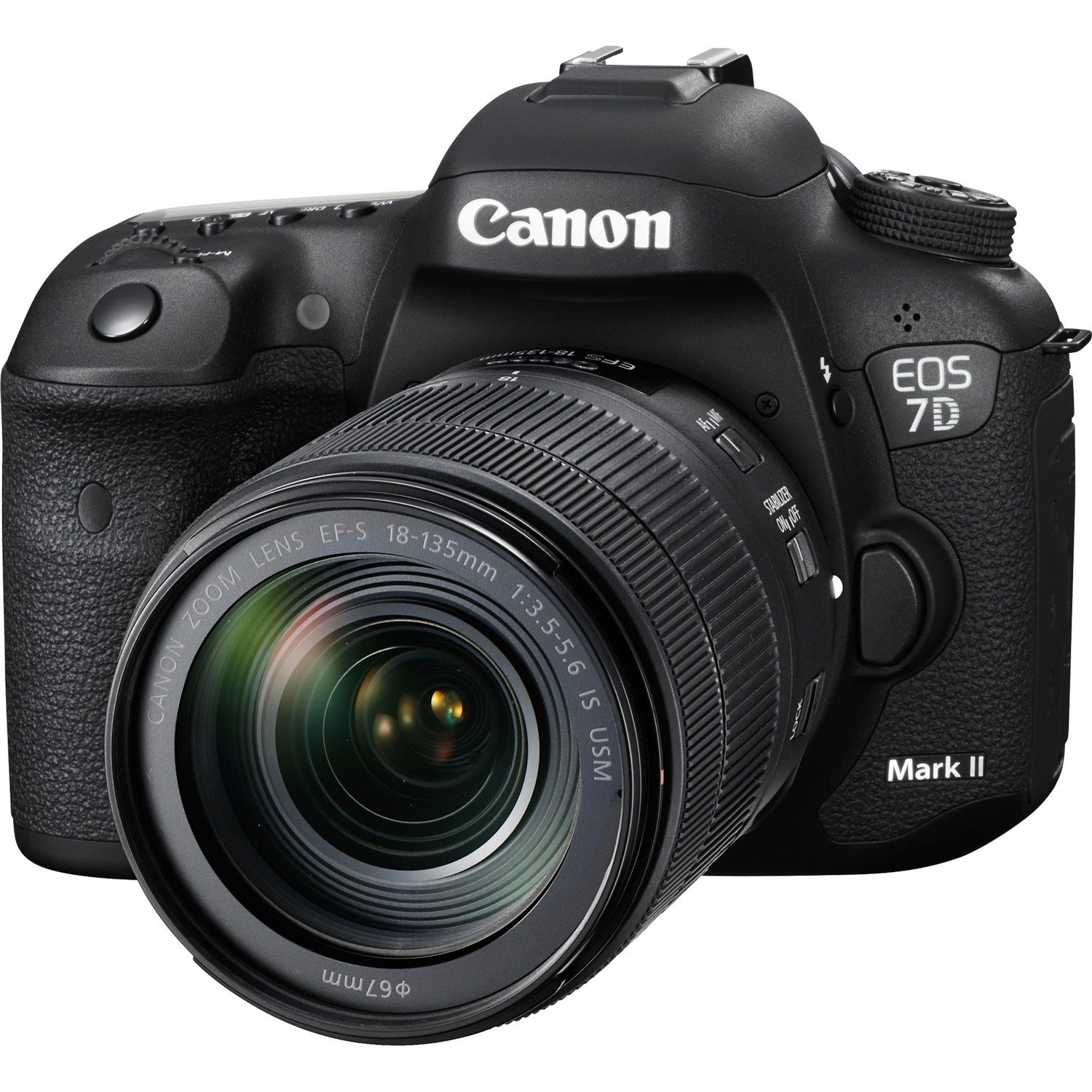 Canon EOS 7D Mark II 20.2 Megapixel Digital SLR Camera with Lens - 18 mm - 135 mm