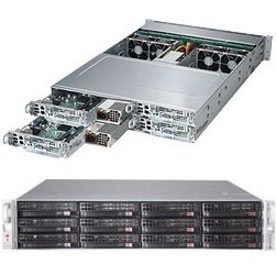 Supermicro SuperServer 6028TP-HC1TR Barebone System - 2U Rack-mountable - Socket LGA 2011-v3 - 2 x Processor Support