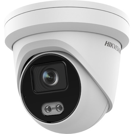 Hikvision EasyIP DS-2CD2347G2-LU 4 Megapixel Indoor/Outdoor Network Camera - Color - Turret - White
