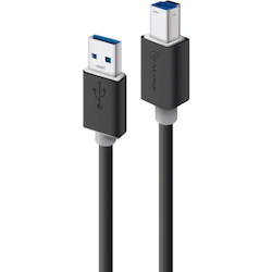 Alogic 3 m USB/USB-B Data Transfer Cable for Computer, Peripheral Device, Hard Drive, Printer, Scanner, Docking Station - 1