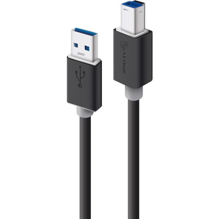 Alogic 3 m USB/USB-B Data Transfer Cable for Computer, Peripheral Device, Hard Drive, Printer, Scanner, Docking Station - 1