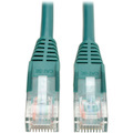 Eaton Tripp Lite Series Cat5e 350 MHz Snagless Molded (UTP) Ethernet Cable (RJ45 M/M), PoE - Green, 7 ft. (2.13 m)