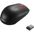 Lenovo Essential Mouse - Radio Frequency - USB - Optical - 3 Button(s) - Black
