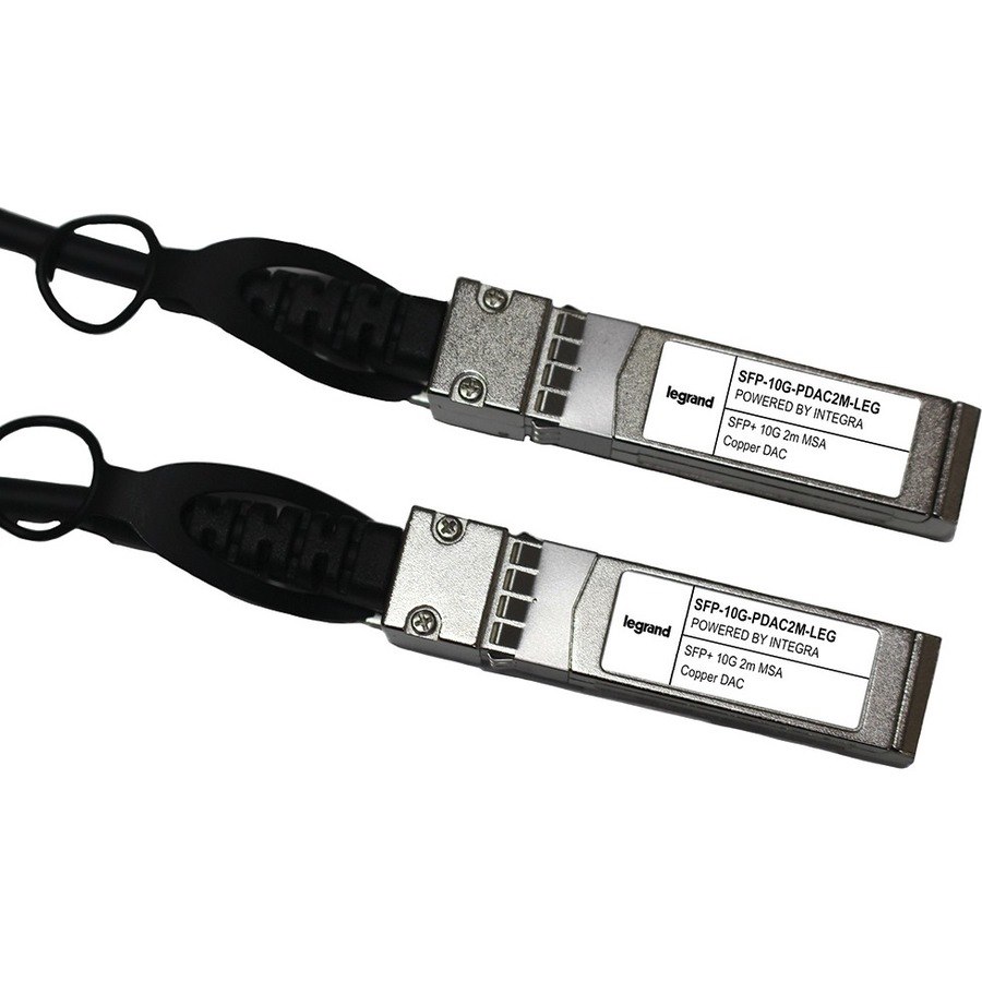 Legrand MSA and 10GBase-CU SFP+ to SFP+ DAC Cable (Passive Twinax, 2m) TAA