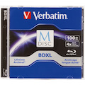 Verbatim M DISC BDXL - 6x - 100 GB - 1 Pack Jewel Case