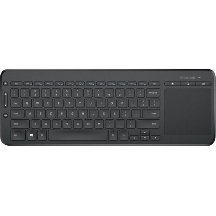 Microsoft Keyboard - Wireless Connectivity - USB Interface - TouchPad - English