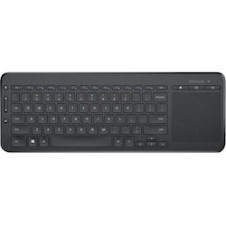 Microsoft Keyboard - Wireless Connectivity - USB Interface - TouchPad - English