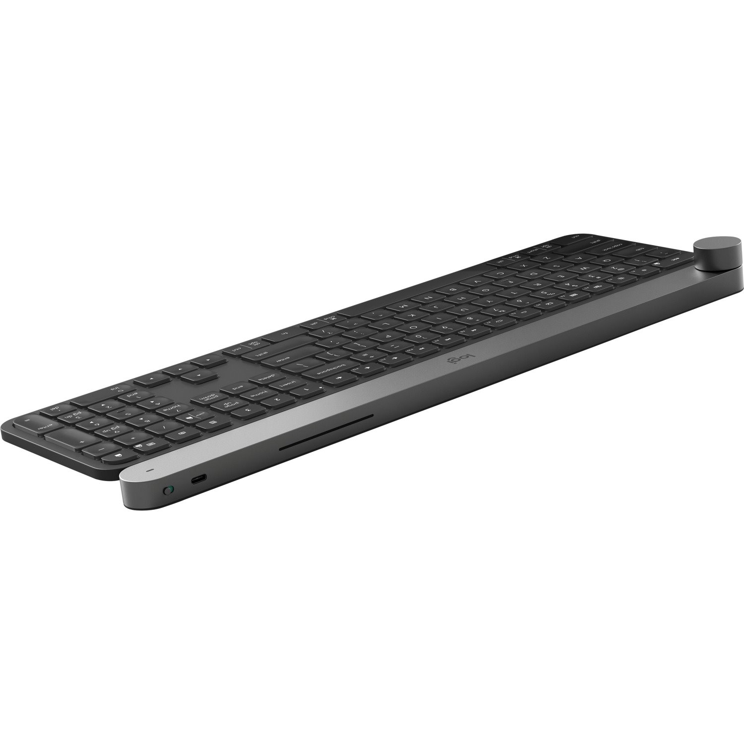 Logitech Craft Keyboard - Wireless Connectivity - USB Interface - Jog Dial - English (UK) - QWERTY Layout - Black