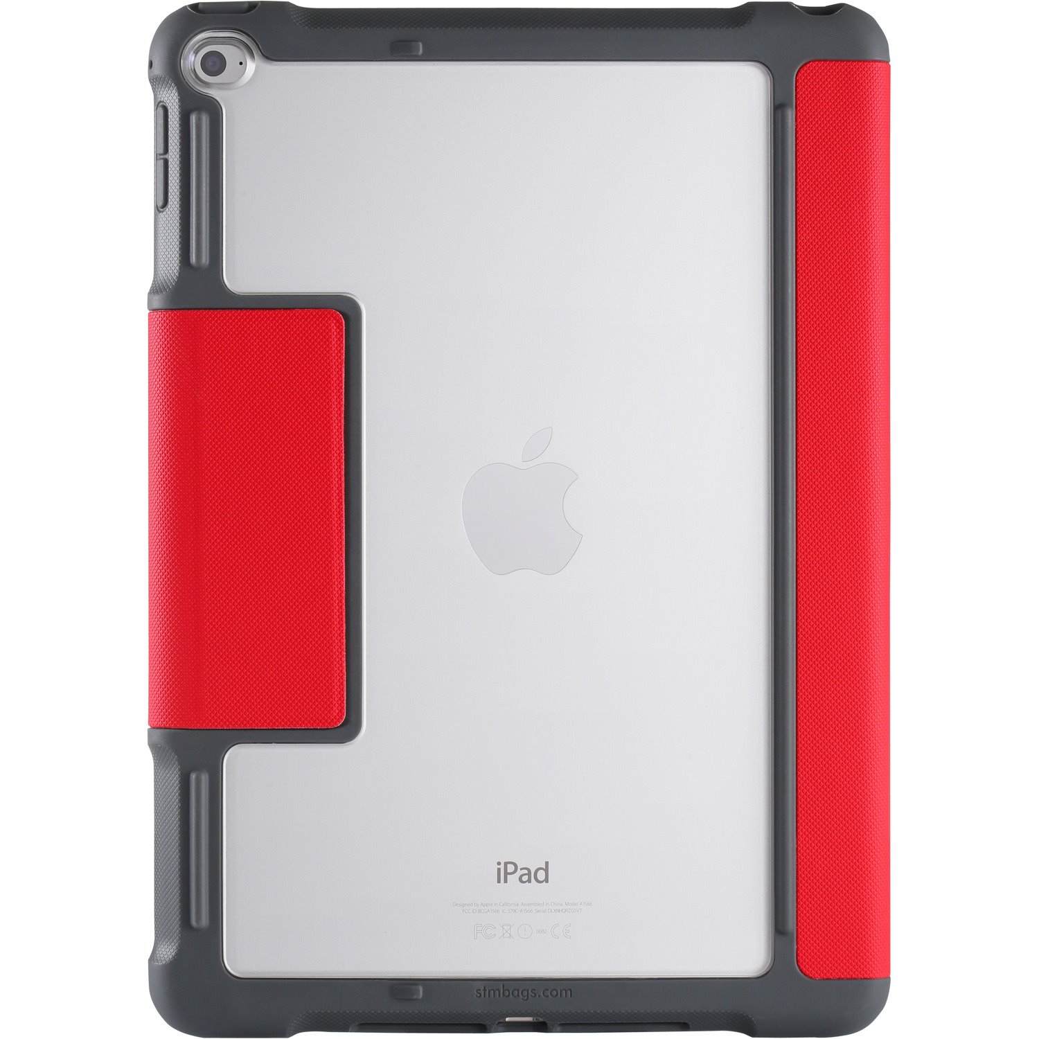 STM Goods dux Carrying Case Apple iPad Air 2 Tablet - Red, Clear