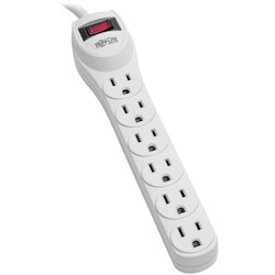 Tripp Lite by Eaton Protect It! 6-Outlet Home Computer Surge Protector 2 ft. (0.61 m) Cord 180 Joules