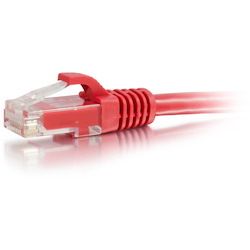 C2G 50ft Cat6a Snagless Unshielded (UTP) Network Patch Ethernet Cable-Red