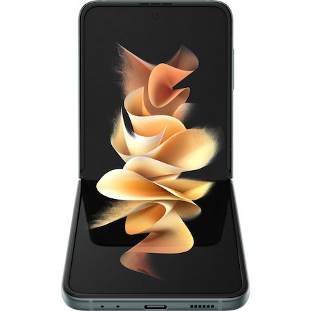 Samsung Galaxy Z Flip3 5G SM-F711W 128 GB Smartphone - 6.7" Flexible Folding Screen Dynamic AMOLED Full HD Plus 1080 x 2640 - Kryo 680Single-core (1 Core) 2.84 GHz + Kryo 680 Triple-core (3 Core) 2.42 GHz + Kryo 680 Quad-core (4 Core) 1.80 GHz) - 8 GB RAM - Android 11 - 5G - Green