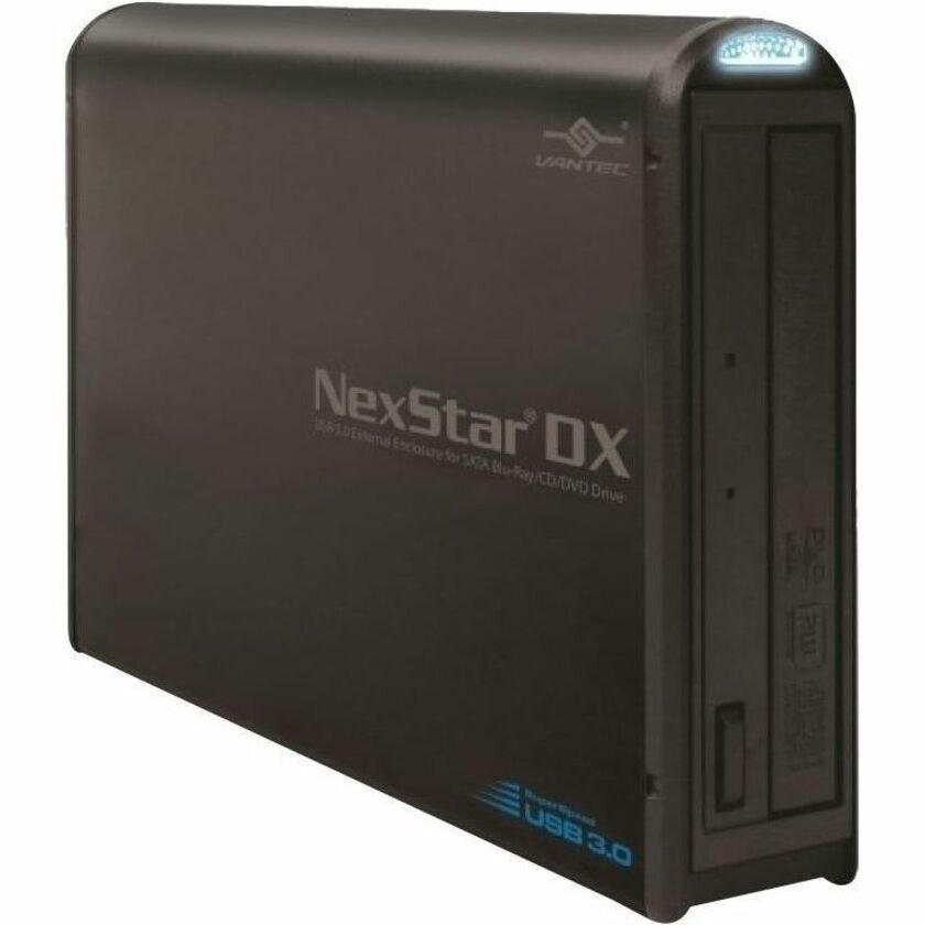Vantec NexStar DX NST-536S3-BK Drive Enclosure for 5.25" SATA - USB 3.0 Host Interface External