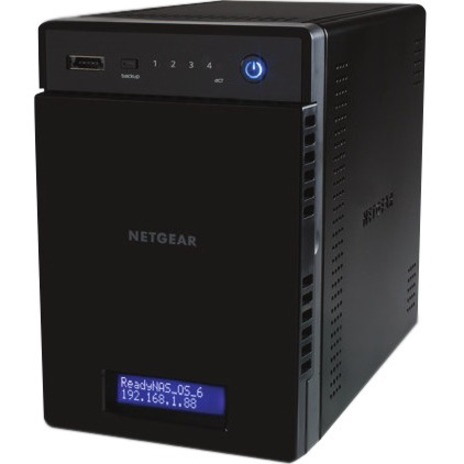 Netgear ReadyNAS RN214 4 x Total Bays NAS Storage System - ARM Cortex A15 Quad-core (4 Core) 1.40 GHz - 2 GB RAM Desktop