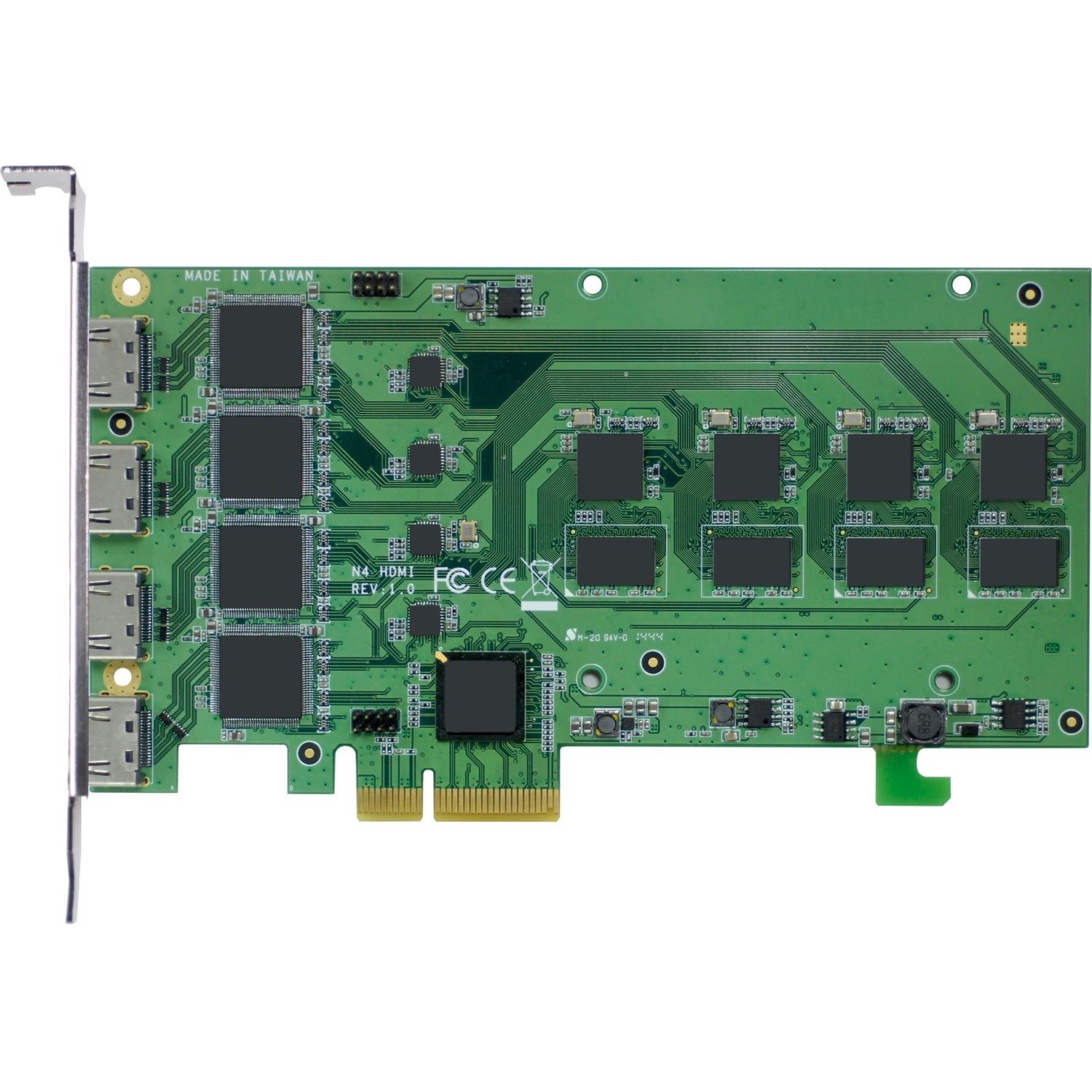 Advantech 4-ch Full HD H.264/MPEG4 PCIe Video Capture Card with SDK