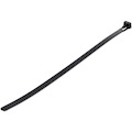 StarTech.com 10"(25cm) Reusable Cable Ties, 2-1/2"(65mm) Dia. 50lb(22Kg) Tensile Strength, Nylon, In/Outdoor, UL Listed, 100 Pack, Black