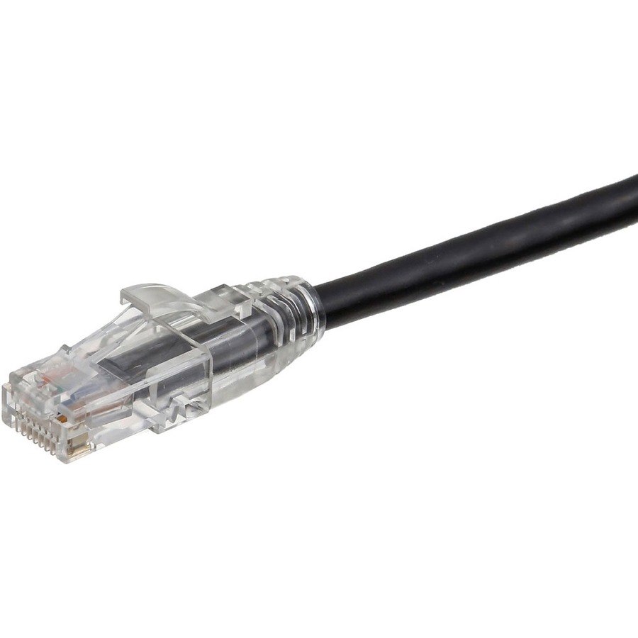 Axiom 2FT CAT6 UTP 550mhz Patch Cable Clear Snagless Boot (Black) - TAA Compliant