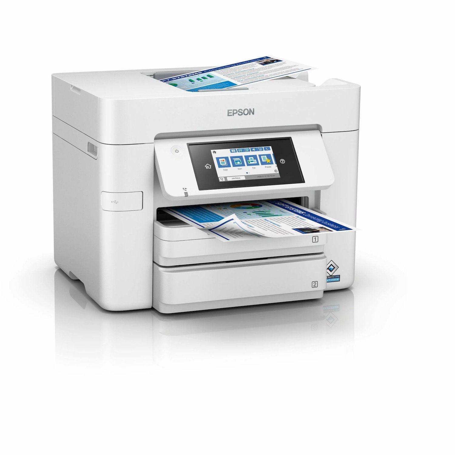 Epson WorkForce Pro WF-C4810DTWF Wired & Wireless Inkjet Multifunction Printer - Colour