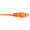 Black Box CAT6 Value Line Patch Cable, Stranded, Orange, 25-ft. (7.5-m), 10-Pack
