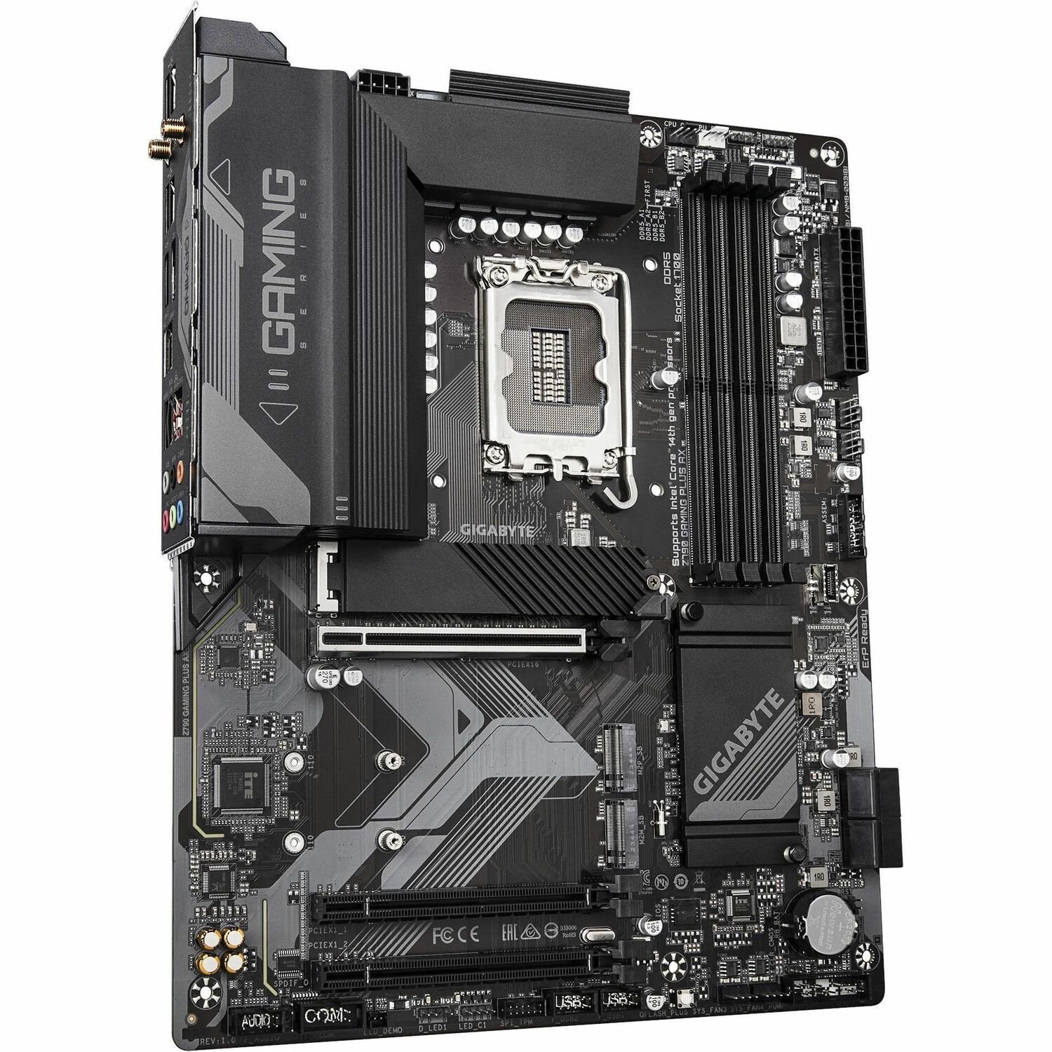 Gigabyte Ultra Durable Z790 GAMING PLUS AX Gaming Desktop Motherboard - Intel Z790 Chipset - Socket LGA-1700 - ATX