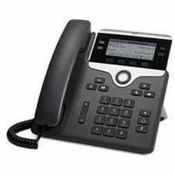 Cisco 7841 IP Phone - Corded - Corded - Wall Mountable, Desktop, Tabletop - Charcoal - TAA Compliant