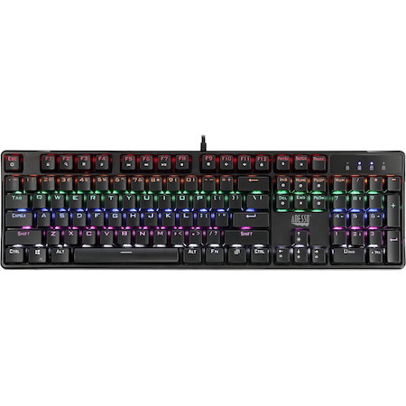 Adesso Multi-color Illuminated Mechanical Gaming Keyboard