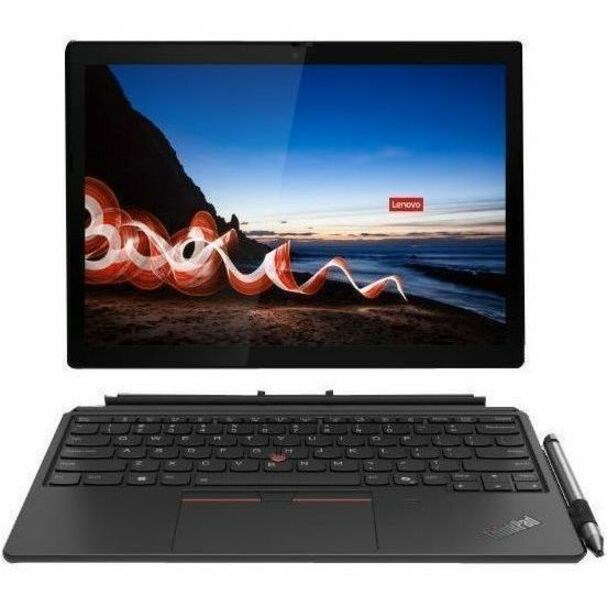 Lenovo ThinkPad X12 Detachable Gen 2 21LK000CAU 12.3" Touchscreen Detachable 2 in 1 Notebook - Full HD Plus - Intel Core Ultra 7 164U - vPro Technology - 16 GB - 512 GB SSD - English Keyboard - Black