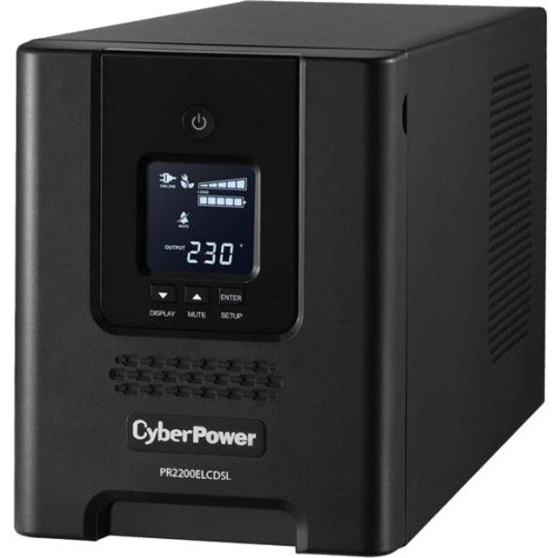 CyberPower Professional Tower PR3000ELCDSL Line-interactive UPS - 3 kVA/2.70 kW