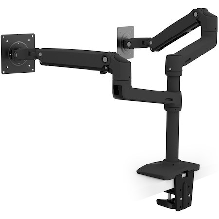 Ergotron Mounting Arm for Monitor, Notebook, Display Screen, TV - Matte Black