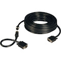 Tripp Lite by Eaton 50ft VGA Coax Monitor Cable Easy Pull with RGB High Resolution HD15 M/M 50'