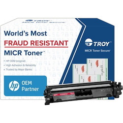 Troy Toner Secure Original MICR High Yield Laser Toner Cartridge - Alternative for Troy, HP CF230X - Black - 1 Pack
