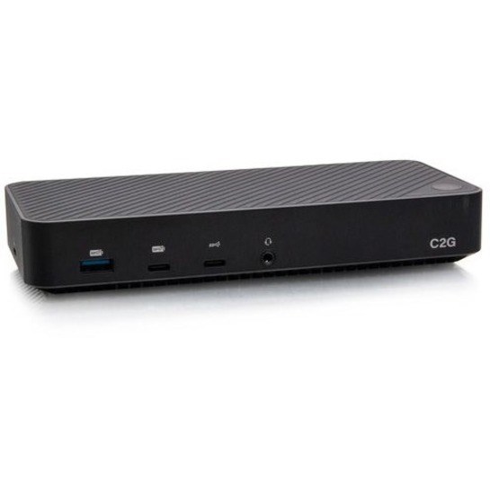 C2G USB C Triple 4K Monitor Docking Station - HDMI, DisplayPort, Ethernet