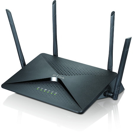D-Link DSL-3890 Wi-Fi 5 IEEE 802.11ac Ethernet, ADSL2+, VDSL2 Modem/Wireless Router