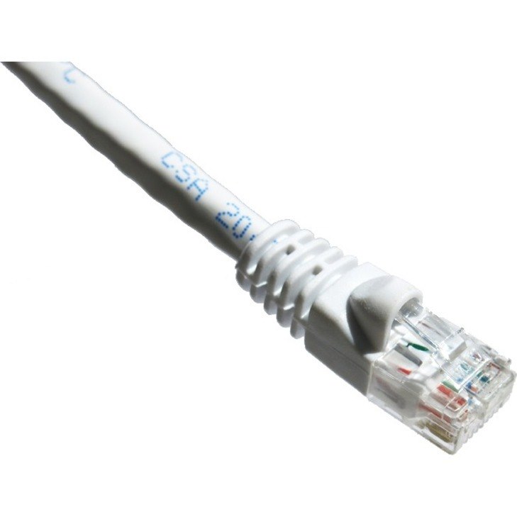 Axiom 25FT CAT5E 350mhz Patch Cable Molded Boot (White) - TAA Compliant